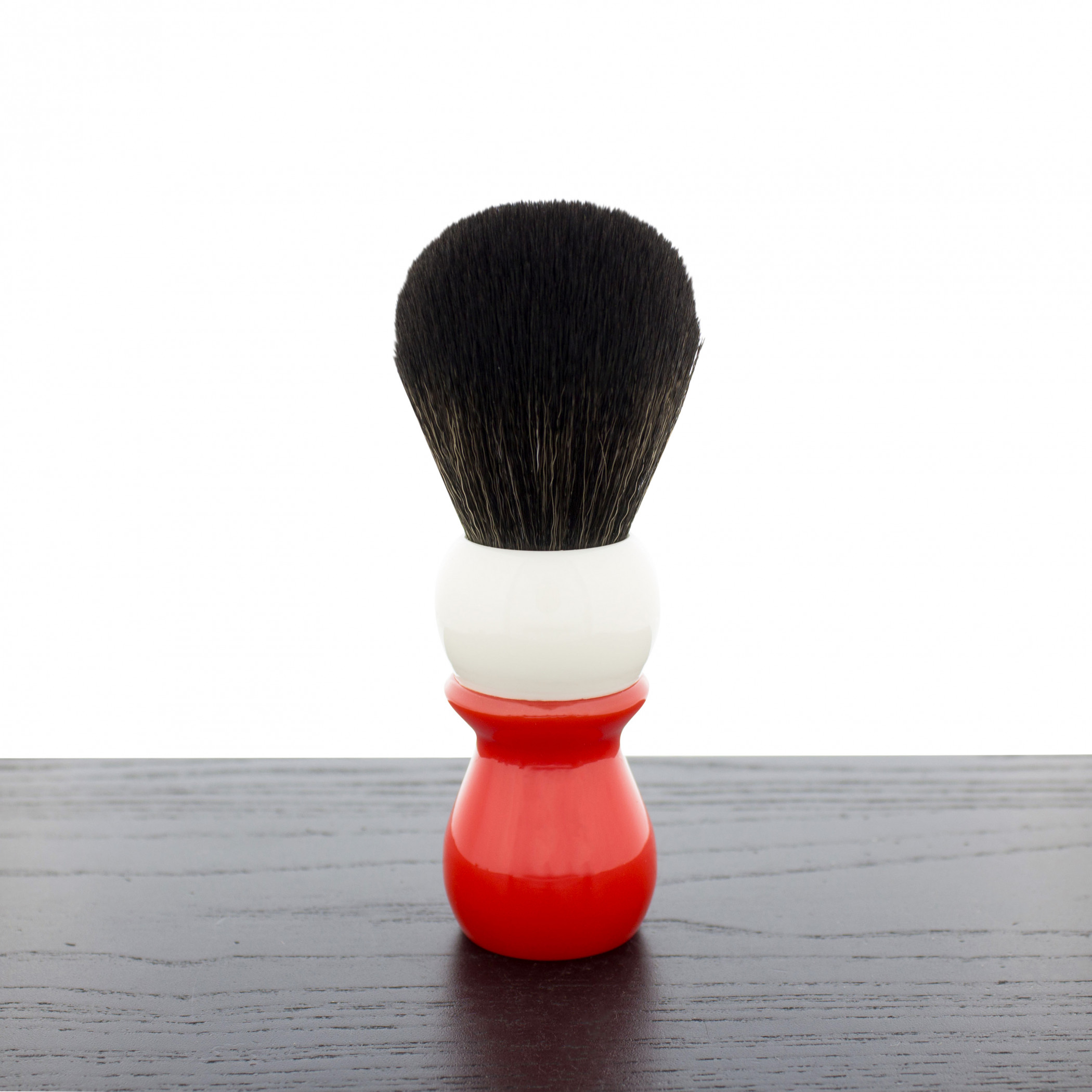 Product image 0 for WCS Two-Tone Tall Synthetic Shaving Brush, Red & White
